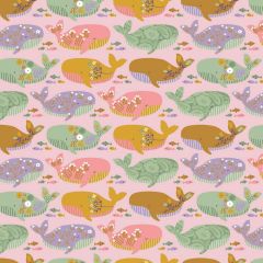 BALLENAS FONDO ROSA