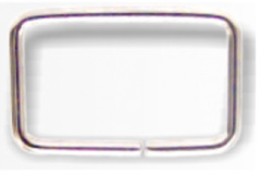 HEBILLA RECTANGULAR 25MM NIQUEL