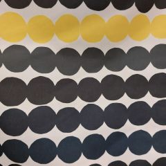 TROZO CRETONA SATINADA NEGRO AMARILLO 50cm