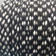 CORDON ALGODON NEGRO BLANCO Y GRIS
