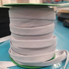 GOMA PLANA 15mm BLANCA (TRENCILLA ELASTICA)