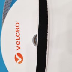 VELCRO PEGAR HEMBRA NEGRO SUAVE 20MM