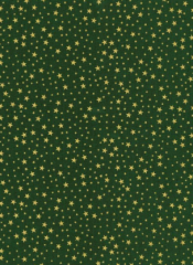 NAVIDAD ESTRELLA DORADA FONDO VERDE 