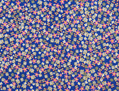 VIELLA AZUL CON PEQUEÑAS FLORES