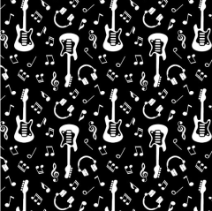 GUITARRAS FONDO NEGRO