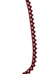 PUNTILLA ALGODON BURDEOS