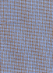 SEERSUCKER AZUL Y MARRON CUADRO PEQUEÑO