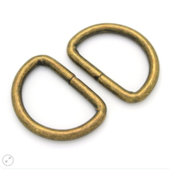 ANILLA MEDIA LUNA 30MM BRONCE