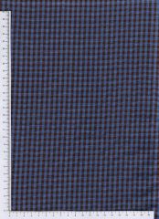 SEERSUCKER AZUL Y CHOCOLATE CUADRO PEQUEÑO