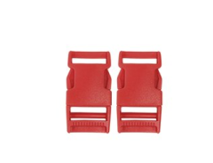 CIERRE MOCHILA CON REGULADOR 30MM ROJO