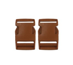 CIERRE MOCHILA CON REGULADOR 30MM CARAMELO