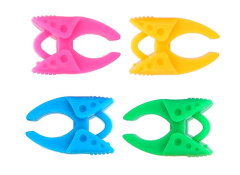 PINZA SUJETA CANILLAS SILICONA COLORES unidades