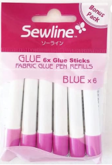 RECAMBIO PEGAMENTO SEWLINE AZUL 6 PIEZAS