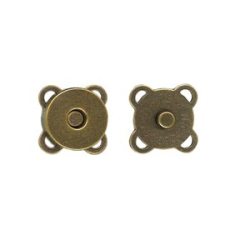 CIERRE MAGNETICO COSER ORO VIEJO 14MM