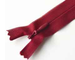 CREMALLERA INVISIBLE ROJA 22CM