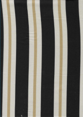 TROZO FALSA SEDA NEGRA RAYAS 120cm