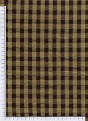 SEERSUCKER BEIGE Y MARRON CUADRO GRANDE