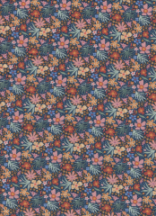 FLORES FONDO AZUL
