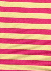 LONETA RAYAS AMARILLO Y FUCSIA
