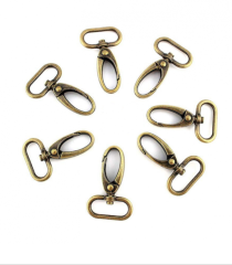 MOSQUETON ALARGADO BRONCE 30MM