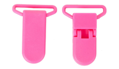 PINZA PLASTICO FUCSIA