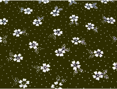 MINIFLOR BLANCA FONDO KAKI