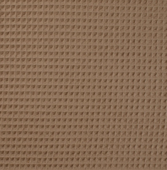 WAFFLE ALGODON TAUPE