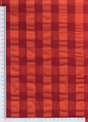 SEERSUCKER TEJA Y NARANJA MAXI