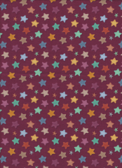 PUNTO ALGODON ESTRELLAS FONDO BUGANVILLA
