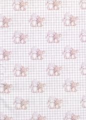 CONEJO Y RATON VICHY BEIGE