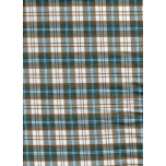 GABARDINA CUADROS TARTAN AZUL Y MARRON