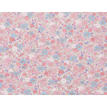 FLOR TIPO LIBERTY ROSAS Y AZUL