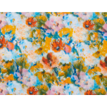 VOILE FLORES ABSTRACTO