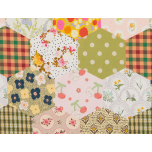 ALGODON HEXAGONOS PATCHWORK