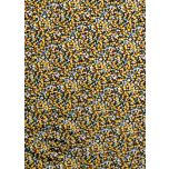 ALGODON TIPO LIBERTY MARRON Y AMARILLO