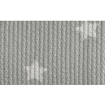 TROZO PIQUE ESTRELLAS GRIS Y BLANCO 50cm