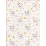 TROZO PIQUE ELEFANTES ROSA 75cm