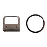 ABRAZADERA LLAVERO NIQUEL