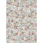 VIELLA FLORES MEDIANAS FONDO MARFIL