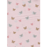 MARIPOSAS POPPY FONDO ROSA