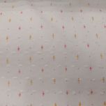 PLUMETI BLANCO ESTAMPADO FRESA Y OCRE