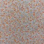 VIELLA FLORES GRIS / NARANJA