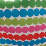 CRETONA SATINADA CIRCULOS COLORES