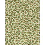 NAVIDAD BLANCO RAMA VERDE BOLITA ROJA