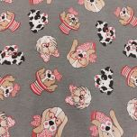 TROZO LONETA CARAS PERROS 50cm