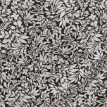 TROZO VISCOSA NEGRA RAMAS BLANCAS 145cm