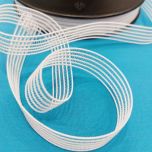 GOMA ELASTICA FRUNCIR 19MM BLANCO