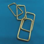 HEBILLA RECTANGULAR 30MM ORO