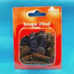 PACK SNAP NEGRO 20 UNIDADES