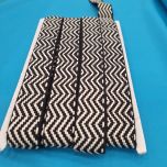 CINTA MOCHILA REVERSIBLE ZIGZAG NEGRO